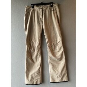 Dare 2b Women Ski Pants 12 Beige Fleece Lining Outdoor Skiing #2255